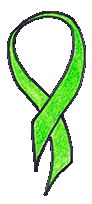 Grüne Schleife, Symbol für die Wichtigkeit psychischer Gesundheit